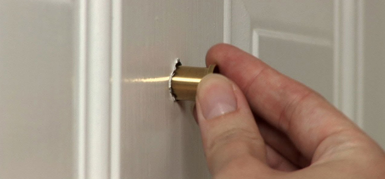 peephole door repair in Alameda