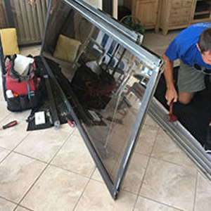 sliding glass door frame repair Alameda
